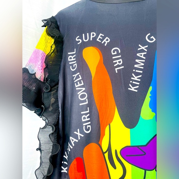 Sequin/Spandex Babydoll Dress - Picture 4 of 5